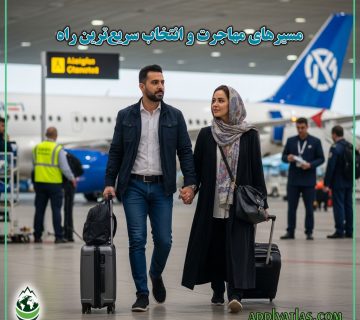 مسیرهای مهاجرت و انتخاب سریع‌ترین راه 1 360x320